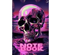 Notebook Series: Pink Skull/ Glossy Hardcover Journal with Original Cover Art - Unique and Perfect for Work, School, Travel, and Daily Notes