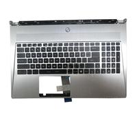 Notebook Silver PalmRest&NE Backlit Black Keyboard for MSI GS60 2PC 2PE 2QC 2QCUi781 2PL 2PM 2PMi581 2QD 2QDU16H11 2QE 6QC Nordic NE No Touchpad New