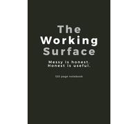 Notebook : Simple and clever - The Working surface - Messy is honest. Honest is usefull: Notebook or journal for people how likes to keep it manually.