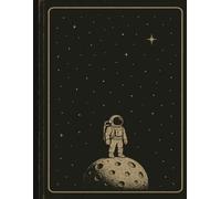 Notebook Space with Astronaut - Size (8,5x11inches) 120 Pages: Lined