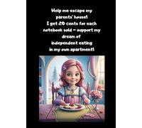 Notebook squared grid 50-sheet, 100 pages, squared paper, format A5, glossy cover, make my dream come true, independent eating