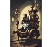 Notebook - Steampunk Cat