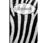 Notebook: stile Zebrato | Zebra | Quaderno a Righe | 100 Pagine