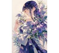 Notebook: Strength Behind the Silence, 100 Pages 6 x 9 Wide Ruled Lined Pages Journal Diary For Teens, Students, And Anime Lovers