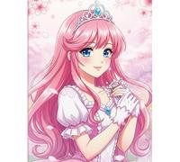 Notebook: student daily use rule notebook with aesthetic anime girl cover