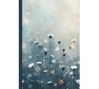 Notebook: Subtle and delicate wild flowers, 120 ruled pages, 5.5'' x 8''