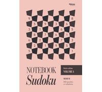 Notebook Sudoku Vol. 3 Pocket Edition: Medium Sudoku | Pocket sized 105×153mm | 100 puzzles plus solutions