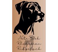 Notebook Tascabile a Puntini - Taccuino/Blocco Note 5,5 x 8,5 Pollici - 120 Pagine - Design Animali - Razze di cani - Rhodesian Ridgeback