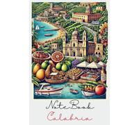 Notebook Tascabile a Puntini - Taccuino/Blocco Note 5,5 x 8,5 Pollici - 120 Pagine - Design Città e Regioni d’Italia - Calabria