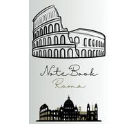 Notebook Tascabile a Puntini - Taccuino/Blocco Note 5,5 x 8,5 Pollici - 120 Pagine - Design Città e Regioni d’Italia - Roma