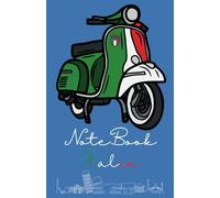 Notebook Tascabile a Puntini - Taccuino/Blocco Note 5,5 x 8,5 Pollici - 120 Pagine - Design Tributo al Bel Paese - Italia