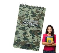 Notebook tascabile impermeabile- durevole top-, diario per tutte le stagioni portatili, carta resistente alle lacrime | Pad di scrittura compatta per viaggi, lavoro, scuola, avventure all'