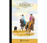 Notebook - Team Roper: Rodeo Notebook Journal Gift for Men and Women, Western Office & School Supplies, Cowboy, Cowgirl 6x9 Lined Journal