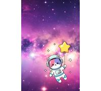 Notebook: The Galaxy Kitten: 5.5 x 8.5 | 110 pages | white paper | college ruled