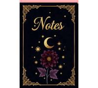 Notebook| The Midnight Dahlia| Hardcover notebook| High quality: A Lined Journal for Thoughts, Ideas, and Reflection