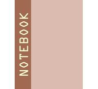 Notebook: The Minimalist Desk Folio: Large 8.5" x 11" Color Block Journal | 120 Pages | For College, Office, and Creative Professionals