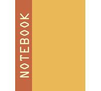 Notebook: The Minimalist Desk Folio: Large 8.5" x 11" Color Block Journal | 120 Pages | For College, Office, and Creative Professionals