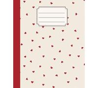 Notebook - Tiny Red Hearts