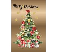 Notebook To Write In: Merry Christmas - Notes, Journal Planner, Gift, Lined Paper, 110 Pages, 6" x 9" Inches.