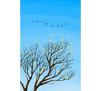 Notebook: Tree and blue sky Lined notebook with a Fall Tree Cover - 120 Pages