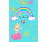 Notebook: Unicorn and Princes Composition Notebook Wide Ruled 100 pages