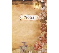 Notebook, Vintage Notes - Liniertes Notizbuch im Retro-Stil, Herbst vintage: Edles Notizbuch mit nostalgischem Design | 100 linierte Seiten für Gedanken, Ideen & Erinnerungen | Perfekt als Geschenk