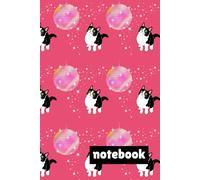 Notebook: With An Adorable Tuxedo Cat & Disco Ball Pattern Design. 150 Pages Of Lined Paper.