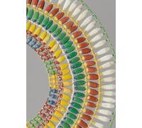 Notebook with Beaded Broad Collar from New Kingdom Egypt - 7x10”, College Ruled, 150 Pages: Lined Writing Journal for Notes, Ideas, and Everyday Use