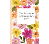 Notebook with flowers : Journal for Women & Girls | 6 x 9 inch,15,24 x 22,86 cm | 100 lined pages |: for School, Work & Daily Journaling
