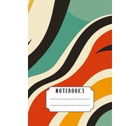 Notebook with Flowing Line Art Aesthetic: Lined Abstract Journal for Writing and Planning