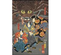 Notebook with Japanese Yokai ghost stories cover: Utagawa Kuniyoshi's Yokai illustration