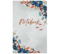 Notebook, Work book, Journal , 6"x 8.5", 50 Pages, Cute Blooming Floral inspiration, Affordable and convenient Gift, Office, home, school