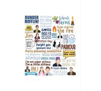 Notebook: Workplace Comedy Series, 100 Pages 6 x 9 Wide Ruled Lined Pages Journal Diary For Teens, Students, And Fans, Perfect For Notes, Writing, And Daily Ideas.