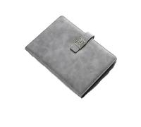 Notebooks And Journals Vintage A5 Leather Notebook With Personalized Soft Cover - Perfect For Business Meetings Per scrivere e prendere appunti(Grey)