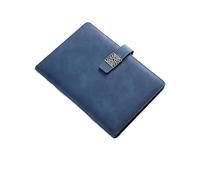 Notebooks And Journals Vintage A5 Leather Notebook With Personalized Soft Cover - Perfect For Business Meetings Per scrivere e prendere appunti(Dark blue)