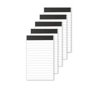 Notebooks For Work, 8 Pack 30 Sheets Small Note Pads A7 Mini Note Taking Writing Pad Pocket Lined Paper With Hard Backing Tear Off Top Bound Office Supplies For Small Notebook In Business Meetings