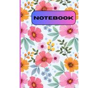 NOTEBOOKvecteezy_colorful-hand-draw-flowers: Vecteezy Colorful Notebook To Record Notes, Perfect Gift idea for Christmas