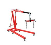 Notek Gru idraulica Pieghevole per Sollevamento Motori 2000 kg + bilanciere