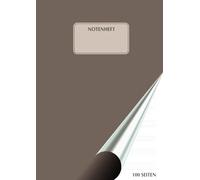 Notenheft: DIN A4 Notenlinienheft blanko | 12 Notenzeilen / Systeme pro Blatt mit | 100 Seiten | Papier 90g/m² | Musikheft mit Notenlinien für ... | Geeignet für Lehrer als auch für Schüler.