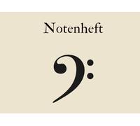 Notenlinienheft DIN A5 - 50 Seiten mit Seitenzahlen & Inhaltsverzeichnis zum Ausfüllen: Blanko Musikheft für Schüler, Komponisten & Musikunterricht - Musik Notenbuch