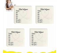 Notepad for Daily Health Monitoring,Log Compact Nursing Record Pad