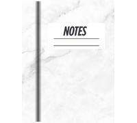 Notes: 120 pages 8.5x11" Ruled Marble Daily Writing Notebook/Journal