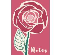 Notes: 7x10 Inches | 100 Pages | Pink Rose Design | A stylish lined notebook perfect for daily notes, journaling, work, and school