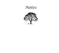 Notes: A daily journal for reflection, creative writing, mental health, spirituality, and note-taking