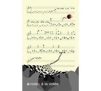 Notes à la volée - Carnet de Musique Pentagrammé - Format 12,5 x 20 cm - 80 Pages Numérotées: 8 Portées par Page - Index des Compositions - Couverture d’Auteur
