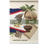 NOTES: A notebook with a creative and patriotic American Samoa themed cover, suitable for men, women and children of all ages.