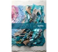 Notes: A simple lined notebook with an aesthetically pleasing ombre of turquoise, blue and purple fabric collage. Perfect for work, school and journaling. For all ages, men, women and children!