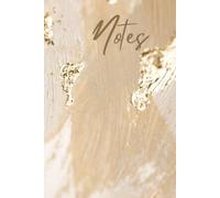 Notes Book- Notizbuch Gold - 140 blanko Seiten: Edles Notizbuch mit goldenem Cover - Notes Book - 140 Blanko-Seiten für Ideen, Gedanken, Skizzen und Notizen