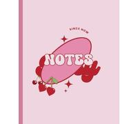 Notes: Coquette Composition Notebook, Cute Girly Pink Journal For Writing, and Random Doodles, Coquette School Supplies for Teens, Women and Adults|7.5x9.25" 120 Pages, Wide-Ruled