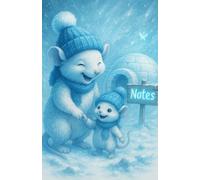Notes Cute Winter Mice Notebook: Lined Writing Journal with Adorable Animal Design